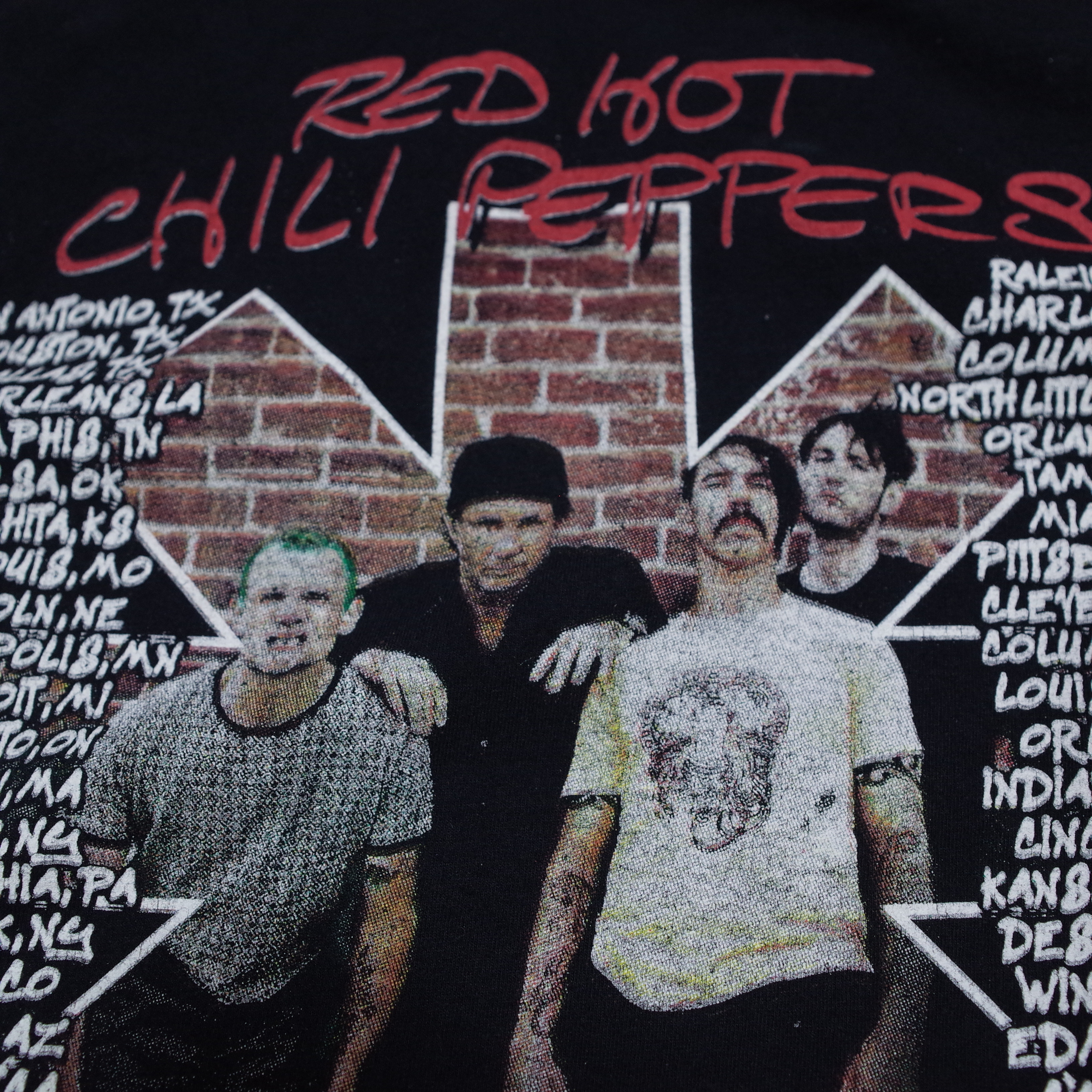 送料無料 Red Hot Chili Peppers レッドホットチリペッパーズ レッチリ Tシャツ バンド ロック vintage ツアーT 2017 オリジナル L